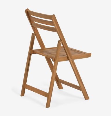 Chaise en bois pliable solide pour hôtel et restaurant Nordic Design