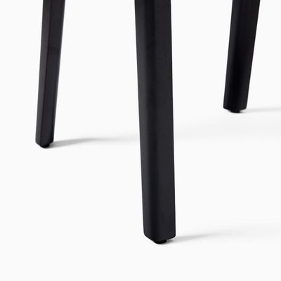 Chaise de salle à manger Nordic Winston à dos bas avec une jambe solide pour hôtel Restaurant Chaise de salle à manger Générale Meubles de maison et hôtel