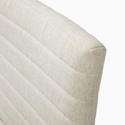 Chaise de salle à manger Nordic Winston à dos bas avec une jambe solide pour hôtel Restaurant Chaise de salle à manger Générale Meubles de maison et hôtel