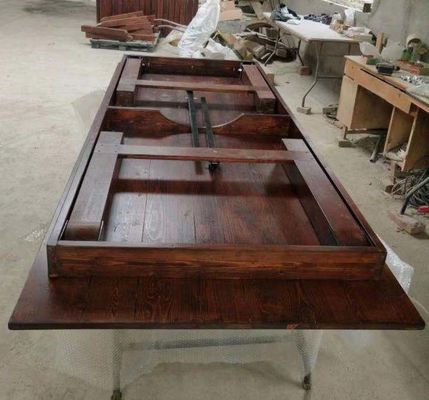 Table pliante en bois à louer pour les mariages et fêtes