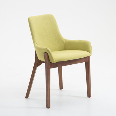 Accueil Meubles Malaisie Bibliothèque en bois de caoutchouc Chaises à manger avec design arrière rond de luxe