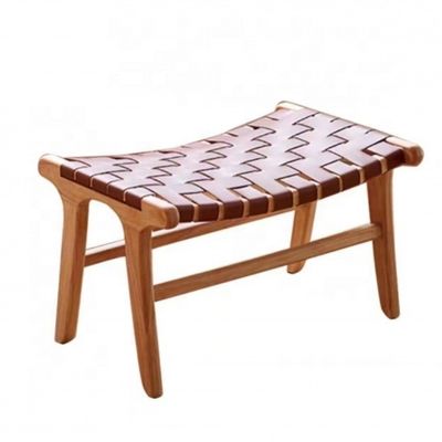 Tabouret ottoman en bois parfait pour les meubles de bureau et les options de personnalisation