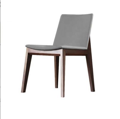 Chaises de salle à manger en cuir en bois de tissu nordique Le choix parfait pour les meubles de salle à manger moderne