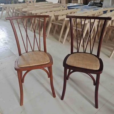 Fabrication Fourniture Chaises en bois empilables pour événements Design moderne Hôtel Restaurant Banquet et maison