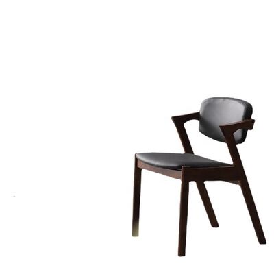 Accueil Meubles de style nordique en forme de Z en chêne en bois Pu/ en tissu Chaise de salle à manger rembourrée avec service OEM Accepté Général