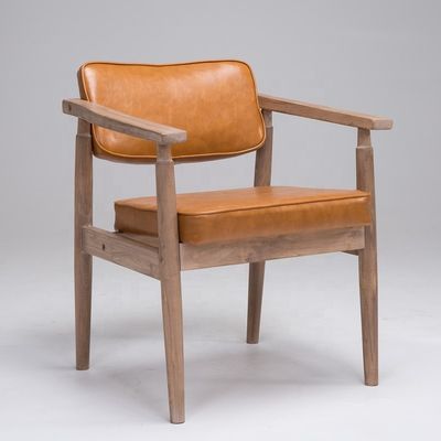 Vintage style antique soutien-bras en bois massif Café Restaurant Lounge de loisirs Chaise vintage avec service OEM accepté