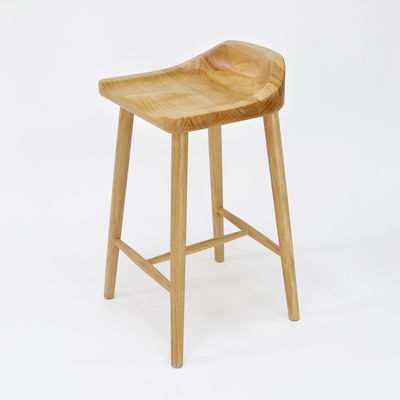 Cadre en bois de caoutchouc Antique Chaise de bar en bois massif Tabourets pour table de bar dans le courrier Emballage et matériau