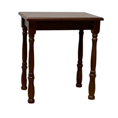 Table à manger en bois pour un restaurant ancien