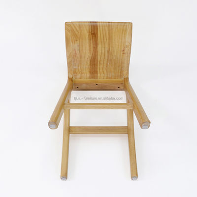 Conception personnalisée Tabouret de bar en bois massif vintage W35*D43.5*66.5CM pour salon haut Chaise à manger en bois