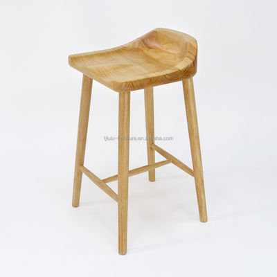 W43*D42.5*H74CM ancienne chaise de bar en bois massif tabourets chaise haute chaise en bois