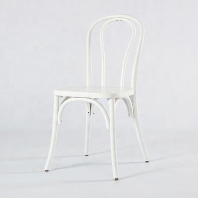 Matériau chinois d'acajou et de rotin Meubles de maison nordiques Charpente en bois Chaise à manger de banquet avec bois massif empilable