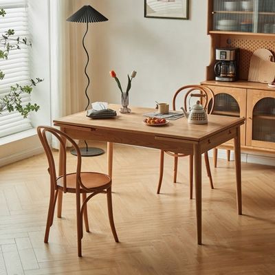Taille personnalisée Chaises de salle à manger empilées en bois de béton dans le style Thonet français du milieu du siècle pour restaurants