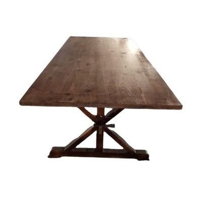 Banquet Hotel Home Table de ferme pliante en bois avec bois de pin massif