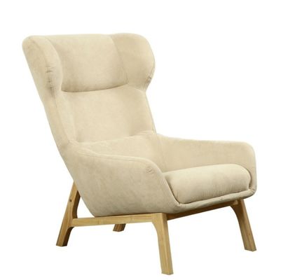 Chaise de salon moderne de 65cm*52cm*93cm avec assurance et jambes en bois massif en rouge/jaune/vert/bleu/blanc/café/gris/rose