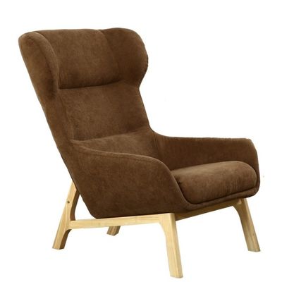 Chaise de salon moderne de 65cm*52cm*93cm avec assurance et jambes en bois massif en rouge/jaune/vert/bleu/blanc/café/gris/rose