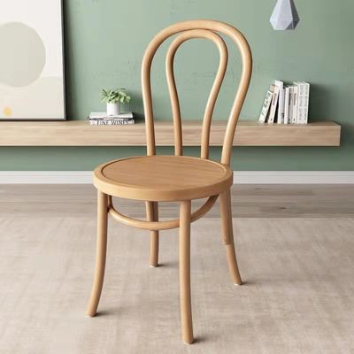 Chaise de restaurant en bois faite à la main avec taille personnalisée et couleurs originales