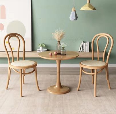 Chaise de restaurant en bois faite à la main avec taille personnalisée et couleurs originales