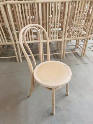 Chaise de restaurant en bois faite à la main avec taille personnalisée et couleurs originales