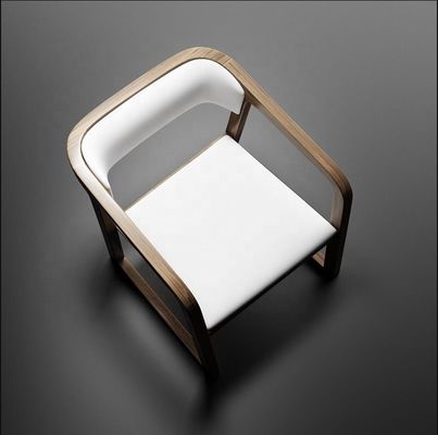 Fin Luxe Tout en bois massif Chaise ronde pour ménage moderne Loisirs Salle de séjour Restaurant Dining in Home Meubles généraux