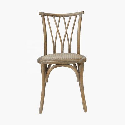 Chaise en bois pour hôtel mariage événement restaurant banquet salle à manger chaise de mariage antique et empilable