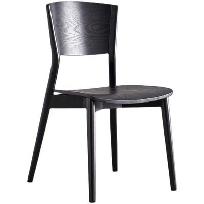 Chaise de salle à manger moderne de luxe pour ménage/hôtel avec conception empilable et matériau en bois massif