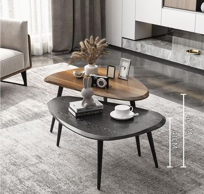 Table à café en bois moderne nordique pour petits meubles de salon fonctionnel et durable
