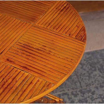 Table pliante en bambou pour meubles d'extérieur et loisirs