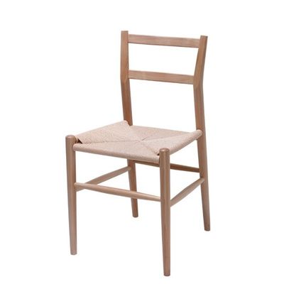 Chaise de salle à manger en rotin de bois pour meubles de maison nordiques