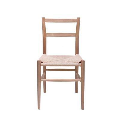 Chaise de salle à manger en rotin de bois pour meubles de maison nordiques