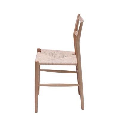 Chaise de salle à manger en rotin de bois pour meubles de maison nordiques