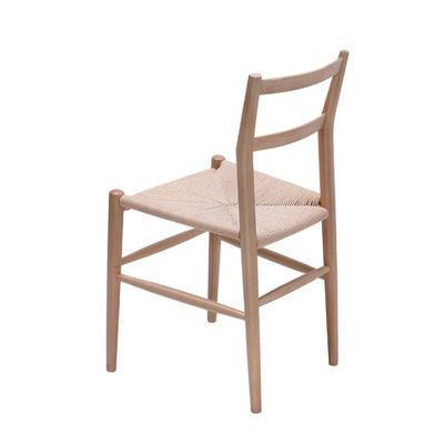 Chaise de salle à manger en rotin de bois pour meubles de maison nordiques