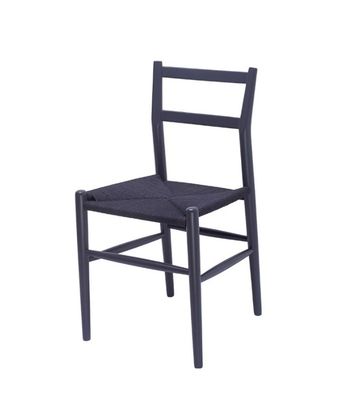 Chaise de salle à manger en rotin de bois pour meubles de maison nordiques