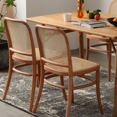 Chaise en rotin de bois massif pour restaurant et salle à manger