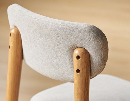 Meubles modernes sur mesure Chaise de salle à manger en bois massif pour salle à manger et salon