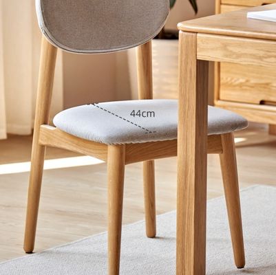 Meubles modernes sur mesure Chaise de salle à manger en bois massif pour salle à manger et salon