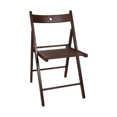 Chaises pliantes en bois de finition nitrolacquer moderne pour l'hôtellerie et les événements en 2023