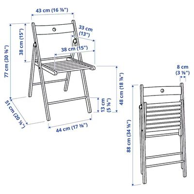 Chaises pliantes en bois de finition nitrolacquer moderne pour l'hôtellerie et les événements en 2023