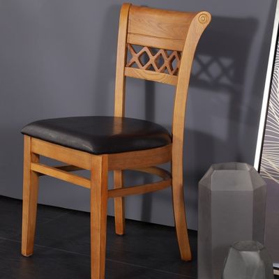 Meubles de salle à manger Chaise rembourrée en bois massif pour meubles de maison et restaurant