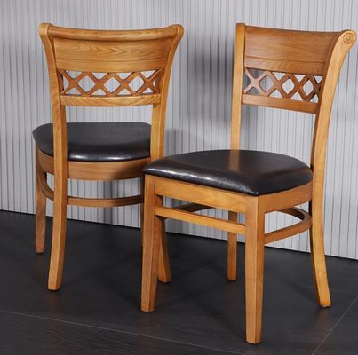 Meubles de salle à manger Chaise rembourrée en bois massif pour meubles de maison et restaurant