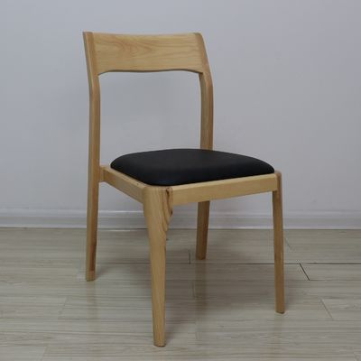 Emballage du courrier Y Chaise de salle à manger en bois Nordic Light Luxury Hotel Cafe