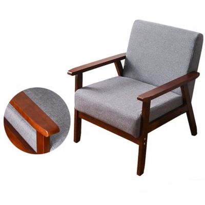 Meubles de salle de séjour de siège blanc personnalisé canapé moderne en tissu fauteuils à bras pour salon et loisirs de luxe