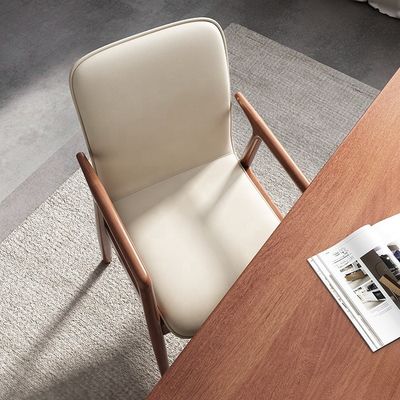 Chaise de salle à manger d'hôtel de luxe en bois massif en design de loisirs moderne pour les meubles de restaurant