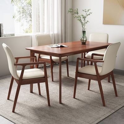 Chaise de salle à manger d'hôtel de luxe en bois massif en design de loisirs moderne pour les meubles de restaurant