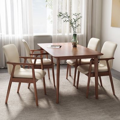 Chaise de salle à manger d'hôtel de luxe en bois massif en design de loisirs moderne pour les meubles de restaurant