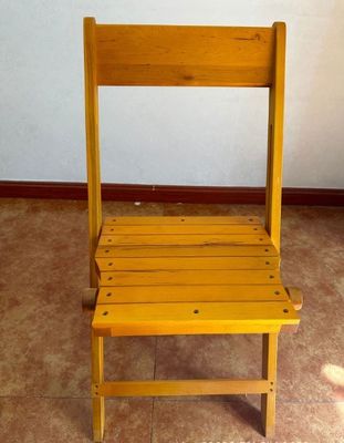 Chaise à manger en bois nordique sans bras pour meubles de restaurant d'hôtel dans la salle à manger