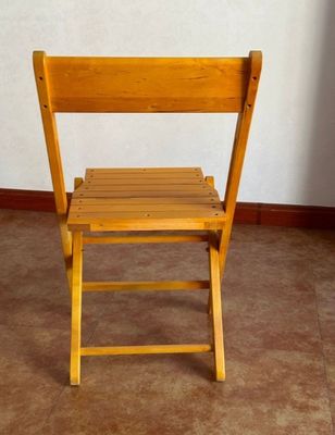 Chaise à manger en bois nordique sans bras pour meubles de restaurant d'hôtel dans la salle à manger