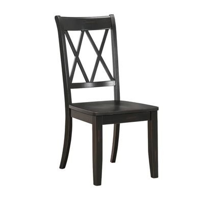 Emballage du courrier style américain Chaise de salle à manger en bois massif pour restaurant moderne