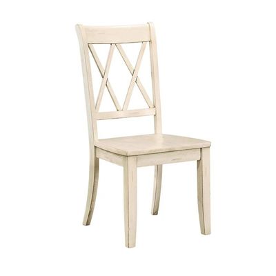 Emballage du courrier style américain Chaise de salle à manger en bois massif pour restaurant moderne