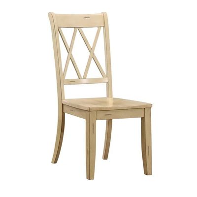 Emballage du courrier style américain Chaise de salle à manger en bois massif pour restaurant moderne