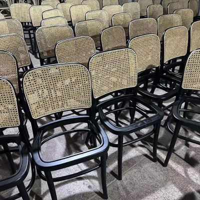 Chaise de salle à manger à cadre de rotin moderne Chaise de banquet pour événements W45cm*D51cm*H83cm